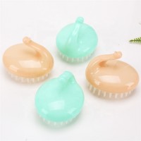 Baby Scalp Shampoo Brush Children Silicone Bath Brush Shampoo Hair Brush