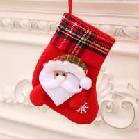 Wholesale Mini Christmas Stockings Bulk Custom Kids Cute Gift Sequin Christmas Hanging Socks Santa Luxury Stocking Decoration